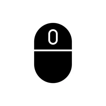 Mouse icon vector illustration. click sign and symbol. pointer icon vector. Illustrazione stock
