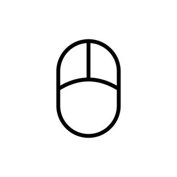 Mouse icon vector illustration. click sign and symbol. pointer icon vector. Stock Illustration