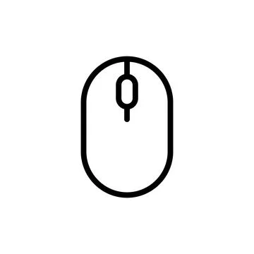 Mouse icon vector illustration. click sign and symbol. pointer icon vector. Illustrazione stock