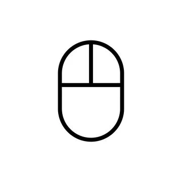Mouse icon vector illustration. click sign and symbol. pointer icon vector. Stock Illustration