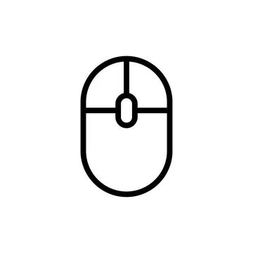 Mouse icon vector illustration. click sign and symbol. pointer icon vector. Illustrazione stock