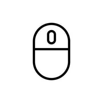 Mouse icon vector illustration. click sign and symbol. pointer icon vector. Illustrazione stock