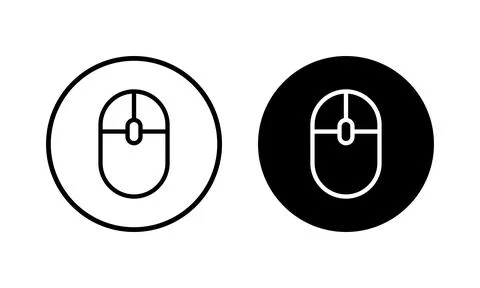 Mouse icon vector illustration. click sign and symbol. pointer icon vector. 스톡 일러스트