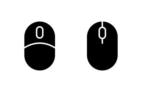 Mouse icon vector illustration. click sign and symbol. pointer icon vector. 스톡 일러스트