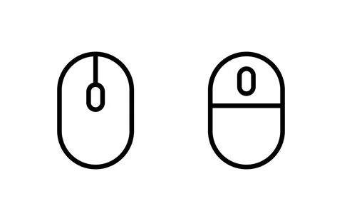 Mouse icon vector illustration. click sign and symbol. pointer icon vector. Illustrazione stock