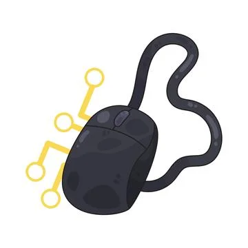 Mouse illustration Stockillustratie