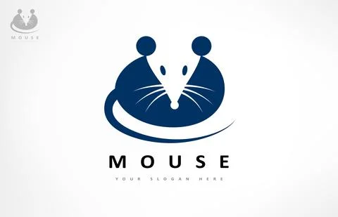 Mouse logo vector. Animal design. Stock Illustration