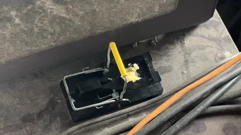 Mouse Looking at Trap Stock Footage 261065907