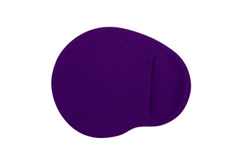 The mouse pad on a white background Stock Photos