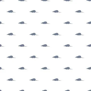 Mouse pattern background creating a seamless texture Stock Illustration