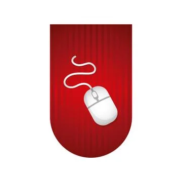 Mouse pc device Illustrazione stock