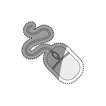 Mouse pc device Illustrazione stock