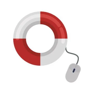 Mouse PC device Stock Illustration