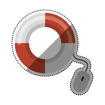 Mouse PC device Stock Illustration