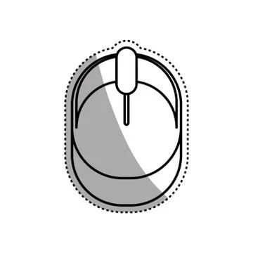 Mouse pc device Illustrazione stock
