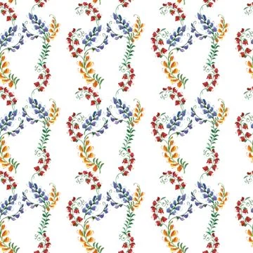 Mouse Peas Pattern Seamless Stock Illustration