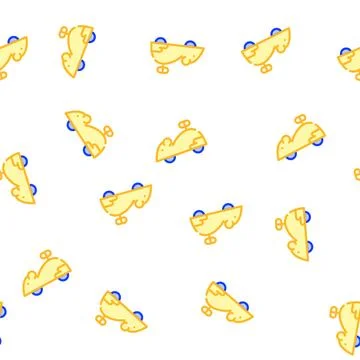 Mouse playing toy for cat vector seamless pattern 스톡 일러스트