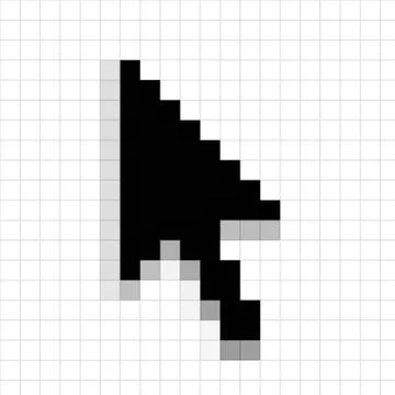 Mouse Pointer Arrow Illustrazione stock