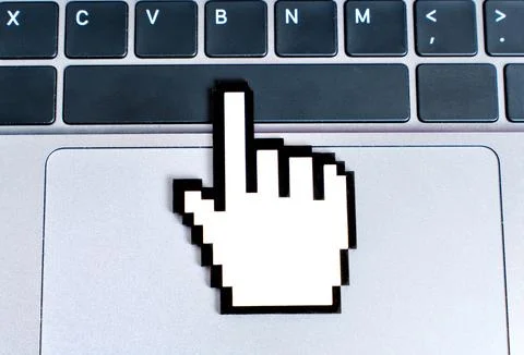 Mouse Pointer Cursor Shape Clicks Space Bar Stock Photos
