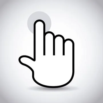 Mouse pointer design, vector illustration eps10 graphic 스톡 일러스트