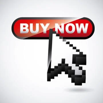 Mouse pointer design, vector illustration eps10 graphic Stock Illustration