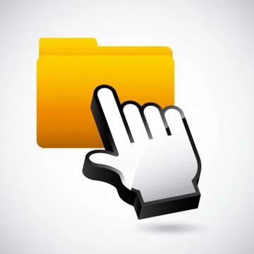 Mouse pointer design, vector illustration eps10 graphic 스톡 일러스트