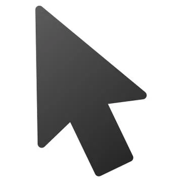 Mouse Pointer Gradient Vector Icon 스톡 일러스트