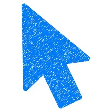 Mouse Pointer Grainy Texture Icon 스톡 일러스트