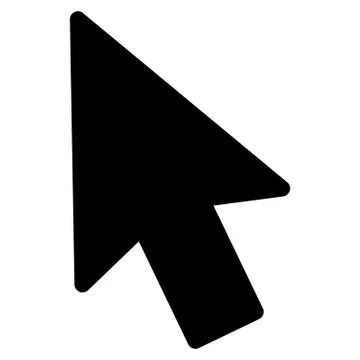 Mouse pointer icon Illustrazione stock
