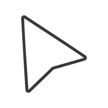 Mouse Pointer Icon Vector 스톡 일러스트