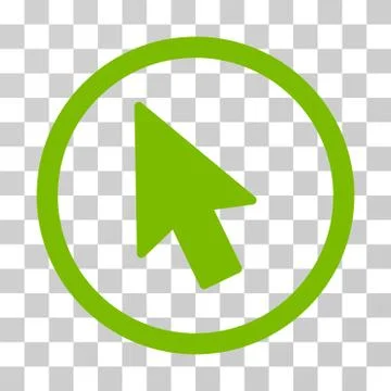 Mouse Pointer Rounded Vector Icon Stockillustratie