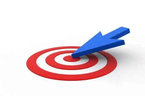 Mouse pointer on target board 無料イラスト素材