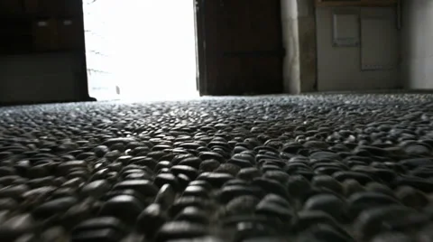 Mouse POV on Cobblestones 動画素材 42382806