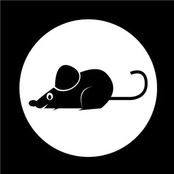 Mouse rat icon Stock Illustration