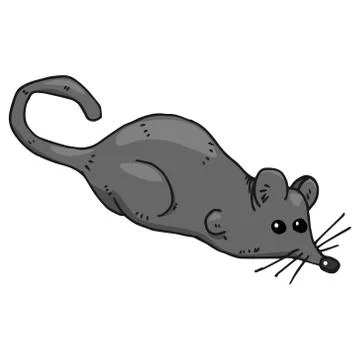 Mouse, rat icon. Illustrazione stock
