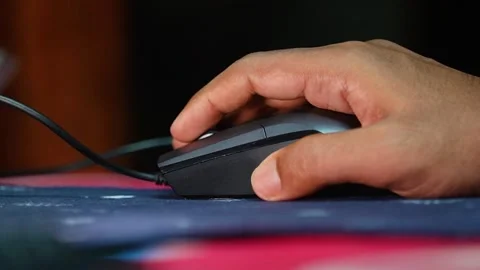 Mouse scrolling from side. Stock Footage 320316276