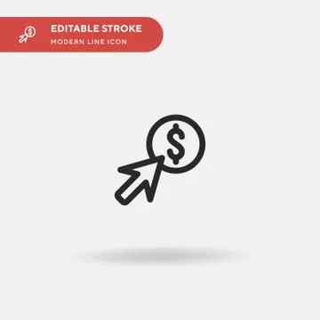 Mouse Simple vector icon. Illustration symbol design template for web mobile  스톡 일러스트