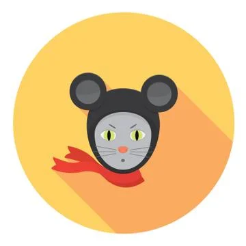 Mouse Super Hero Stock Illustration