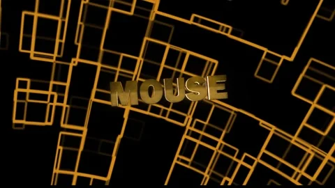 Mouse Technology Word with background Stock Footage 294584651