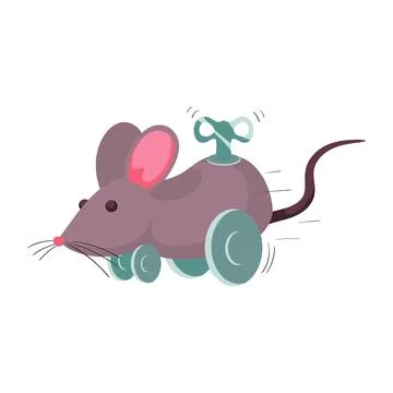 Mouse toy design Ilustração Stock