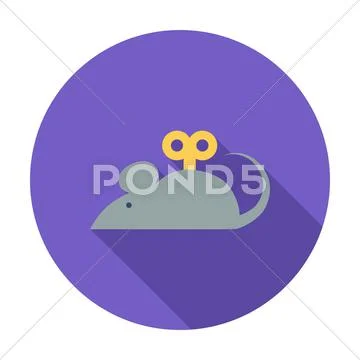 Mouse toy Illustrazione stock