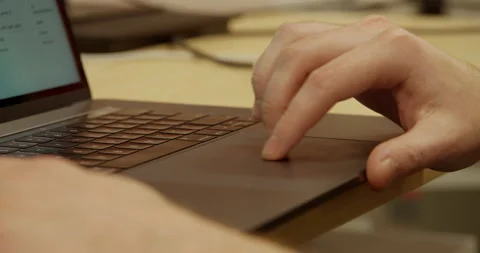 Mouse Trackpad Laptop Stock Footage 146615024