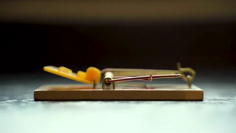 Mouse Trap Close Up Video stock 148160260
