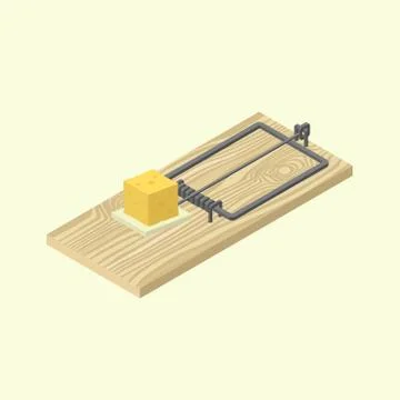 Mouse trap Stock Illustration