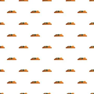 Mouse trap loaded with bait pattern background 스톡 일러스트