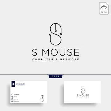 Mouse typelogo text logo template vector illustration icon element Stock Illustration