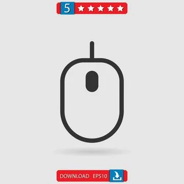 Mouse vector icon 스톡 일러스트