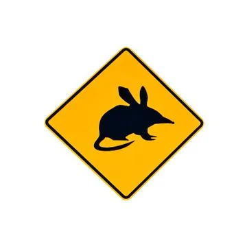 Mouse warning sign Illustrazione stock