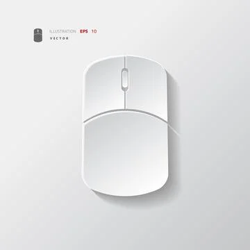 Mouse web icon. Application button. Stock Illustration