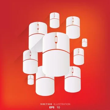 Mouse web icon Stock Illustration